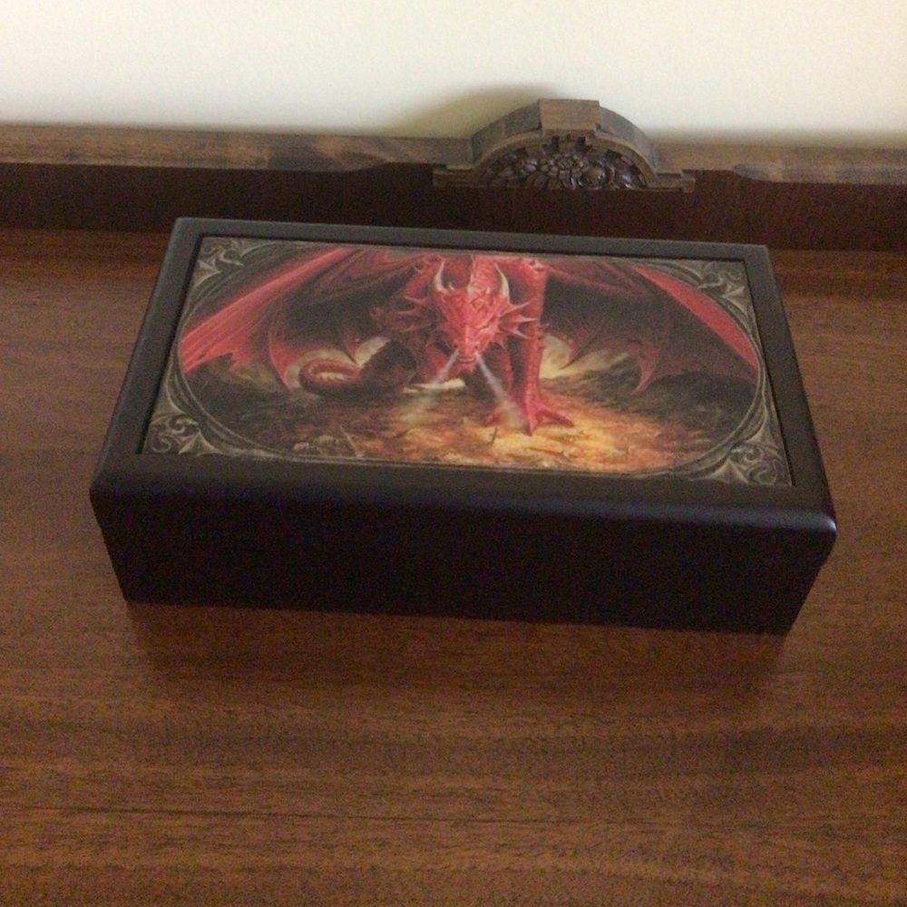 Anne Stokes Red Dragon Box
